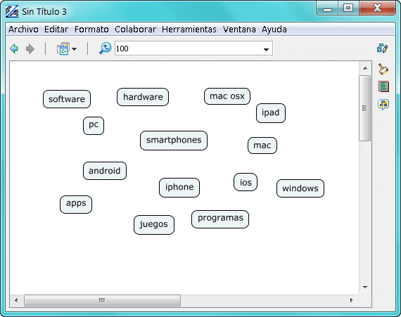 crear los conceptos del mapa